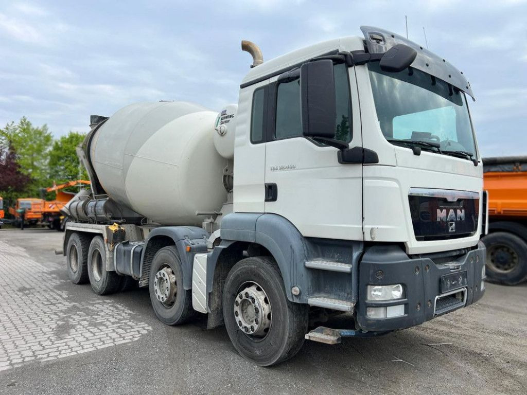 MAN TG-S 32.400 8x4 BB Betonmischer Stetter 9m³ Deut - Camion malaxeur: photos 2 MAN TG-S 32.400 8x4 BB Betonmischer Stetter 9m³ Deut - Camion malaxeur: photos 2