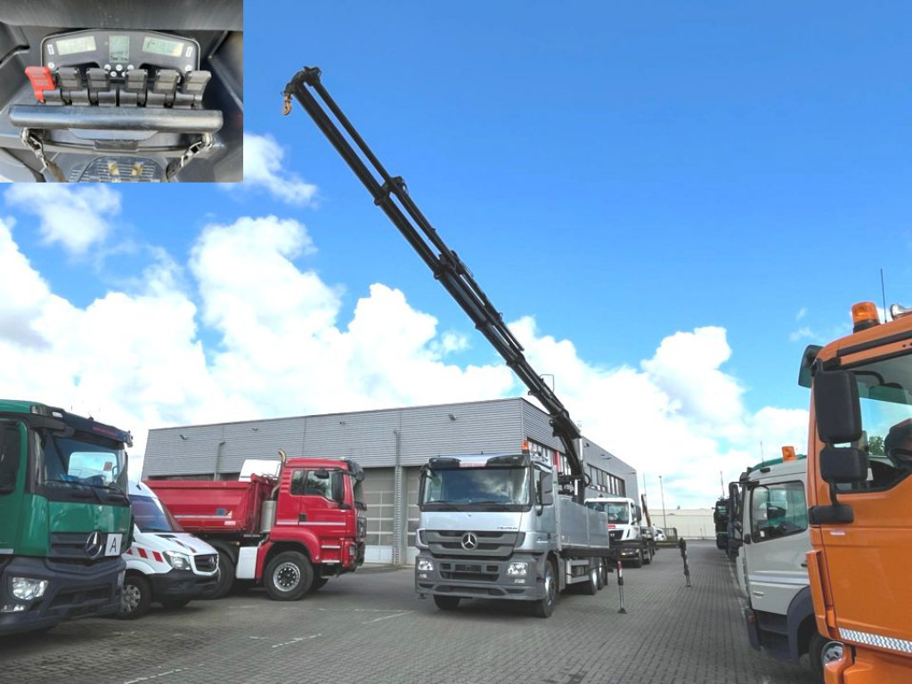 MERCEDES-BENZ Actros 2546 L 6x2 Pritsche Heckkran Hiab 288 6xhyd - Camion plateau, Camion grue: photos 1 MERCEDES-BENZ Actros 2546 L 6x2 Pritsche Heckkran Hiab 288 6xhyd - Camion plateau, Camion grue: photos 1