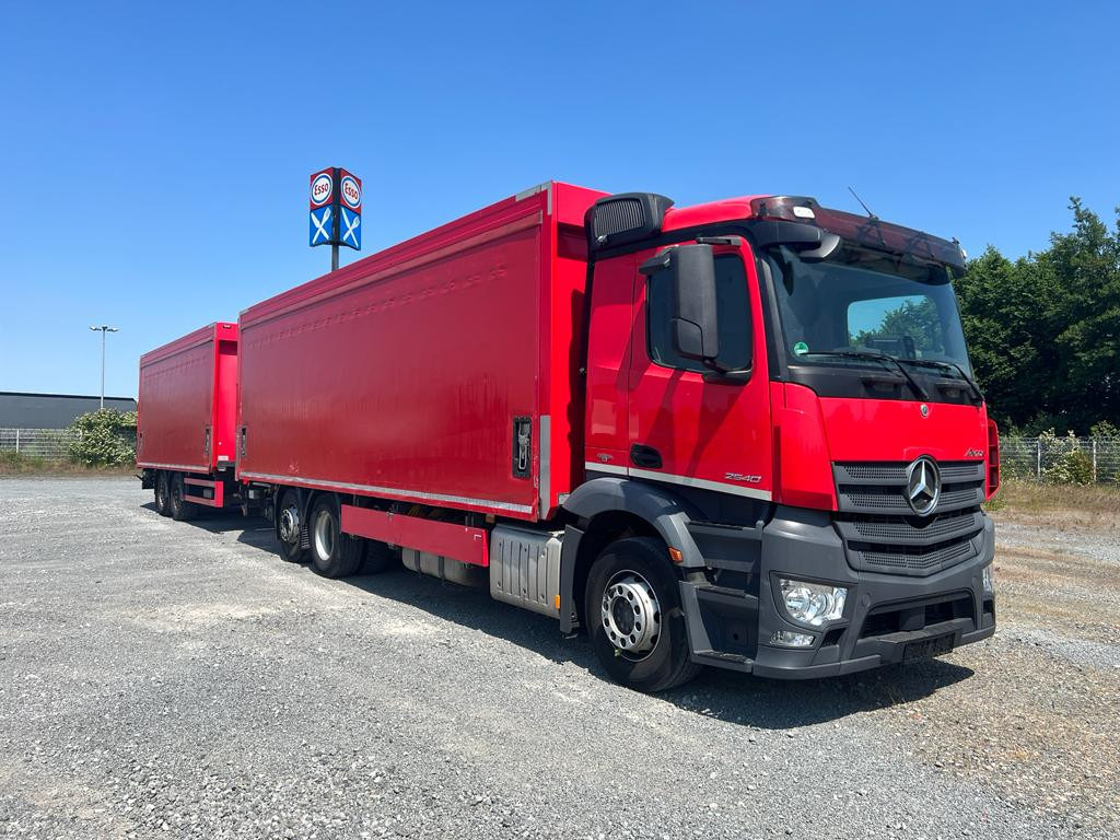 Camion à rideaux coulissants MERCEDES-BENZ Antos 2540 L 6x2 Pritsche LBW Coca Cola, 8,2m Getränke: photos 9