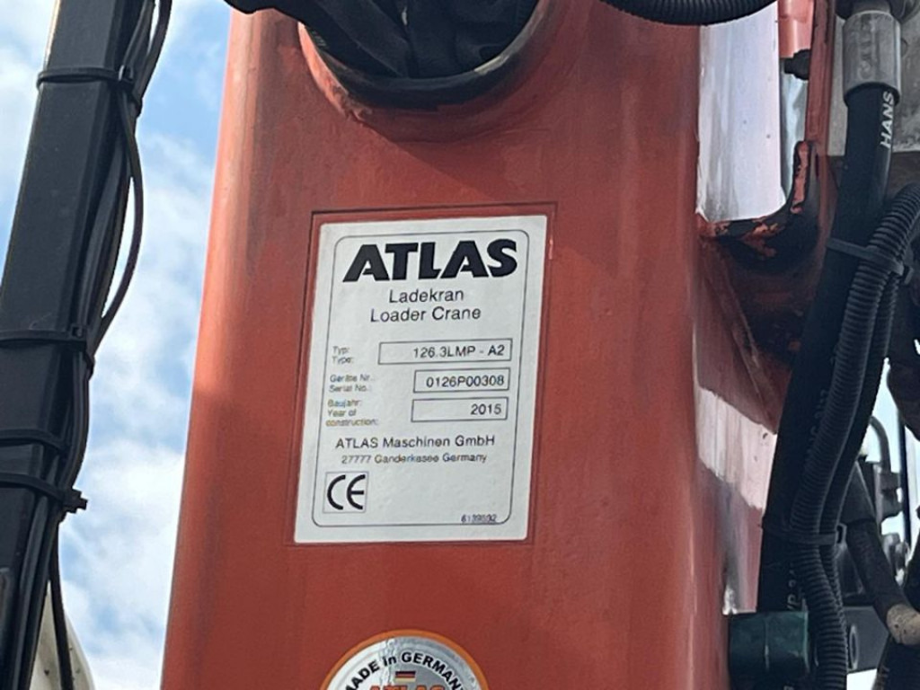 MERCEDES-BENZ Arocs 1835 K 2-Achs Kipper Kran Atlas 126.3 - Camion benne, Camion grue: photos 5 MERCEDES-BENZ Arocs 1835 K 2-Achs Kipper Kran Atlas 126.3 - Camion benne, Camion grue: photos 5