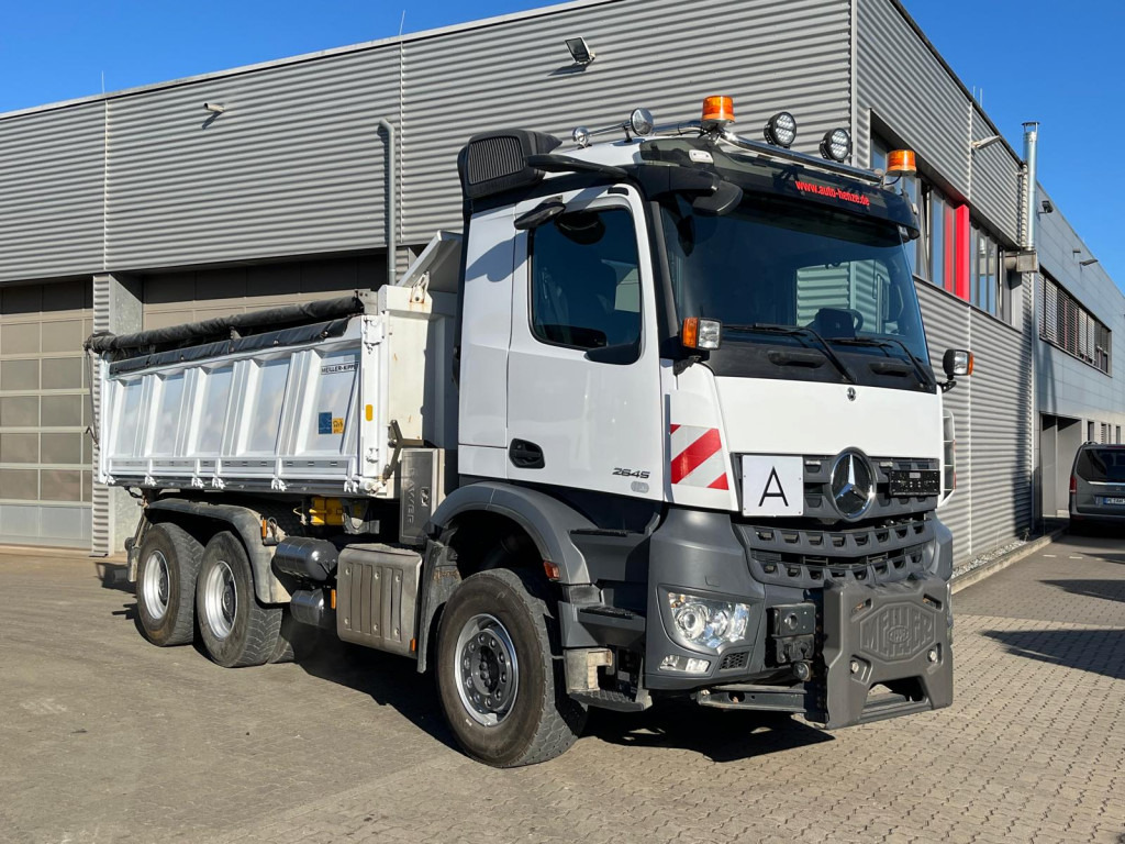 MERCEDES-BENZ Arocs 2645 K 6x4 3-Achs Kipper gr. Meiller Bordmatik 2 Stempel - Camion benne: photos 5 MERCEDES-BENZ Arocs 2645 K 6x4 3-Achs Kipper gr. Meiller Bordmatik 2 Stempel - Camion benne: photos 5