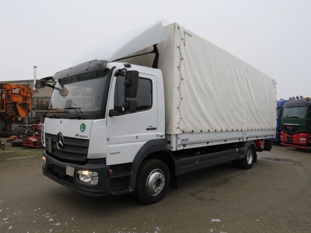 MERCEDES-BENZ Atego 1224 L Pritsche LBW LBW 1.5to - Camion à rideaux coulissants: photos 1 MERCEDES-BENZ Atego 1224 L Pritsche LBW LBW 1.5to - Camion à rideaux coulissants: photos 1