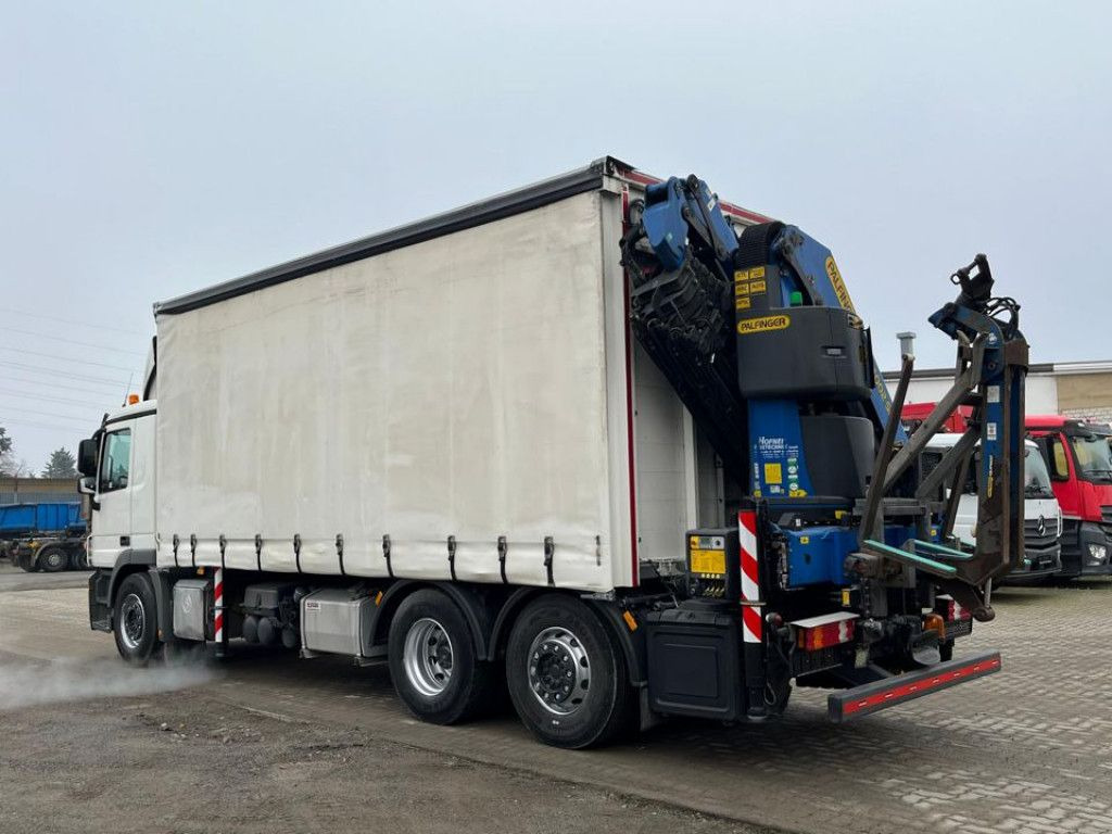 Mercedes-Benz Actros 2541 L6x2 Pritsche Heckkran 34m/to, Jib, - Camion grue, Camion à rideaux coulissants: photos 4 Mercedes-Benz Actros 2541 L6x2 Pritsche Heckkran 34m/to, Jib, - Camion grue, Camion à rideaux coulissants: photos 4