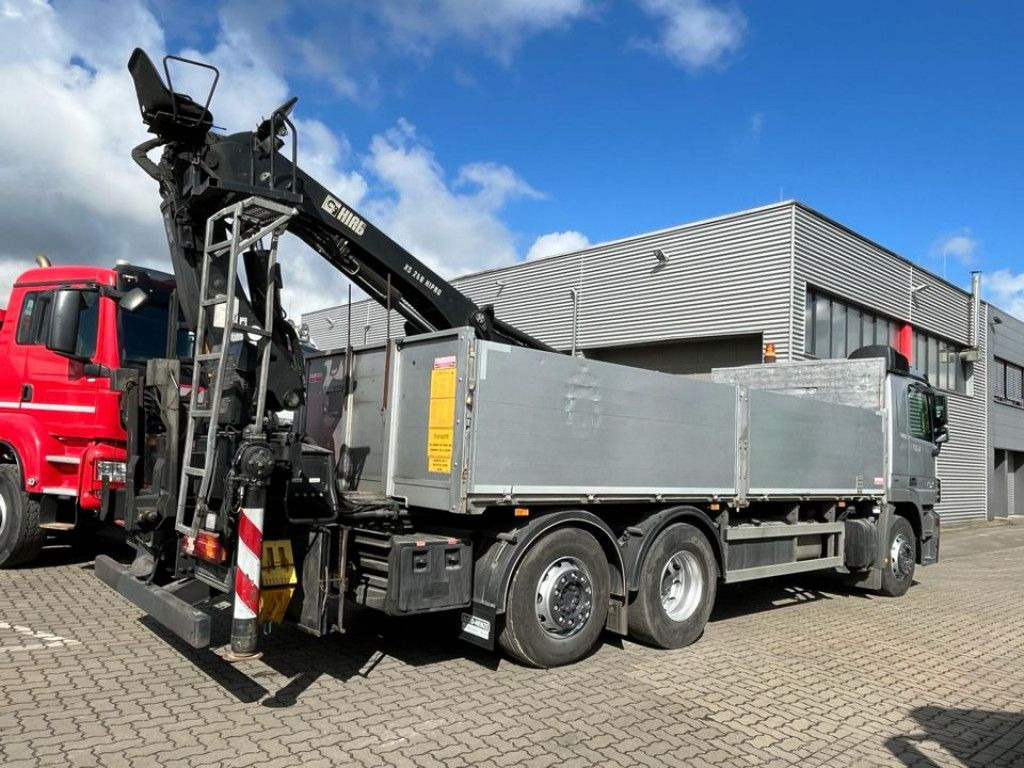 Camion grue, Camion plateau Mercedes-Benz Actros 2546 L 6x2  Pritsche Heckkran Hiab 288 6x: photos 6