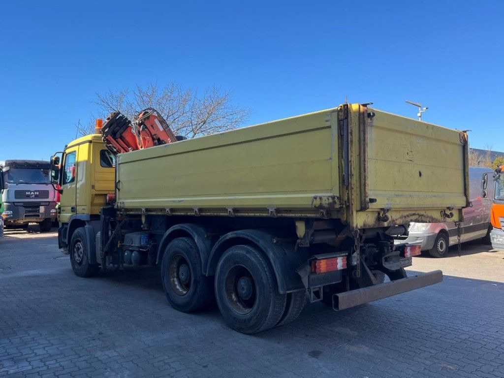 Mercedes-Benz Actros 2644 6x4 3-Achs Kipper Kran Funkt+Greifer - Camion benne, Camion grue: photos 3 Mercedes-Benz Actros 2644 6x4 3-Achs Kipper Kran Funkt+Greifer - Camion benne, Camion grue: photos 3