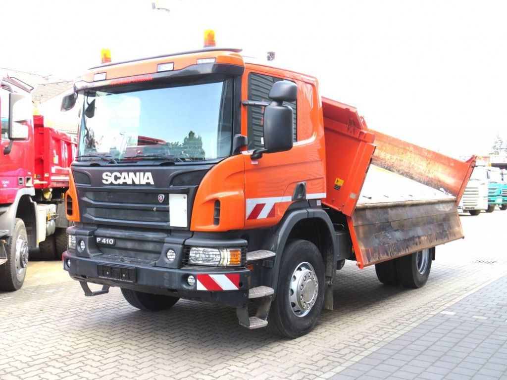 Scania P 410 4x2 2-Achs Kipper Meiller Bordmatik - Camion benne: photos 1 Scania P 410 4x2 2-Achs Kipper Meiller Bordmatik - Camion benne: photos 1