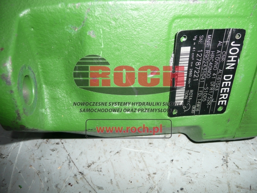 JOHN DEERE AL A10VNO41DFR1/52R-HRC40N00-S1005 - Pompe hydraulique pour Tracteur agricole: photos 2 JOHN DEERE AL A10VNO41DFR1/52R-HRC40N00-S1005 - Pompe hydraulique pour Tracteur agricole: photos 2