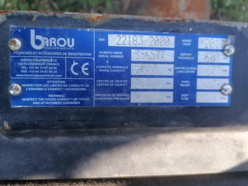 Barou 22183.2000 - Accessoire pour Matériel de manutention: photos 3 Barou 22183.2000 - Accessoire pour Matériel de manutention: photos 3