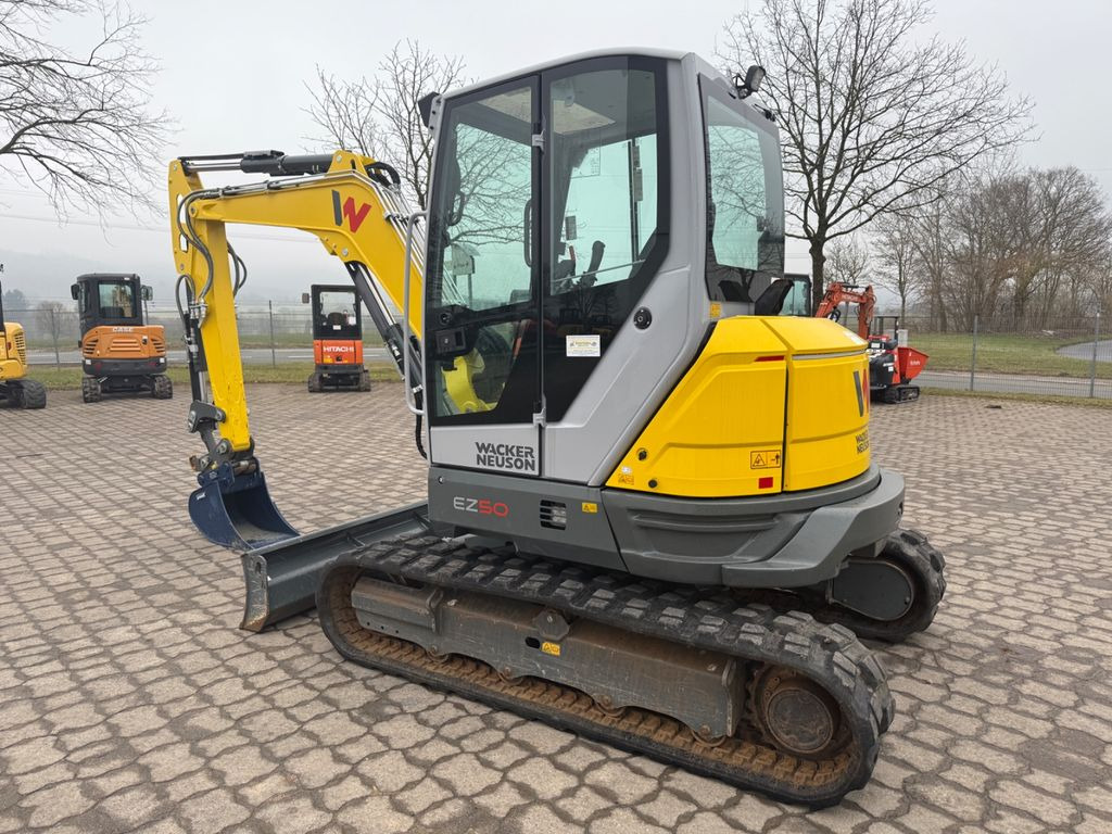 Wacker EZ 50, Bj 24, 300 BH, Gummiketten, HS03, TL - Mini pelle: photos 2 Wacker EZ 50, Bj 24, 300 BH, Gummiketten, HS03, TL - Mini pelle: photos 2