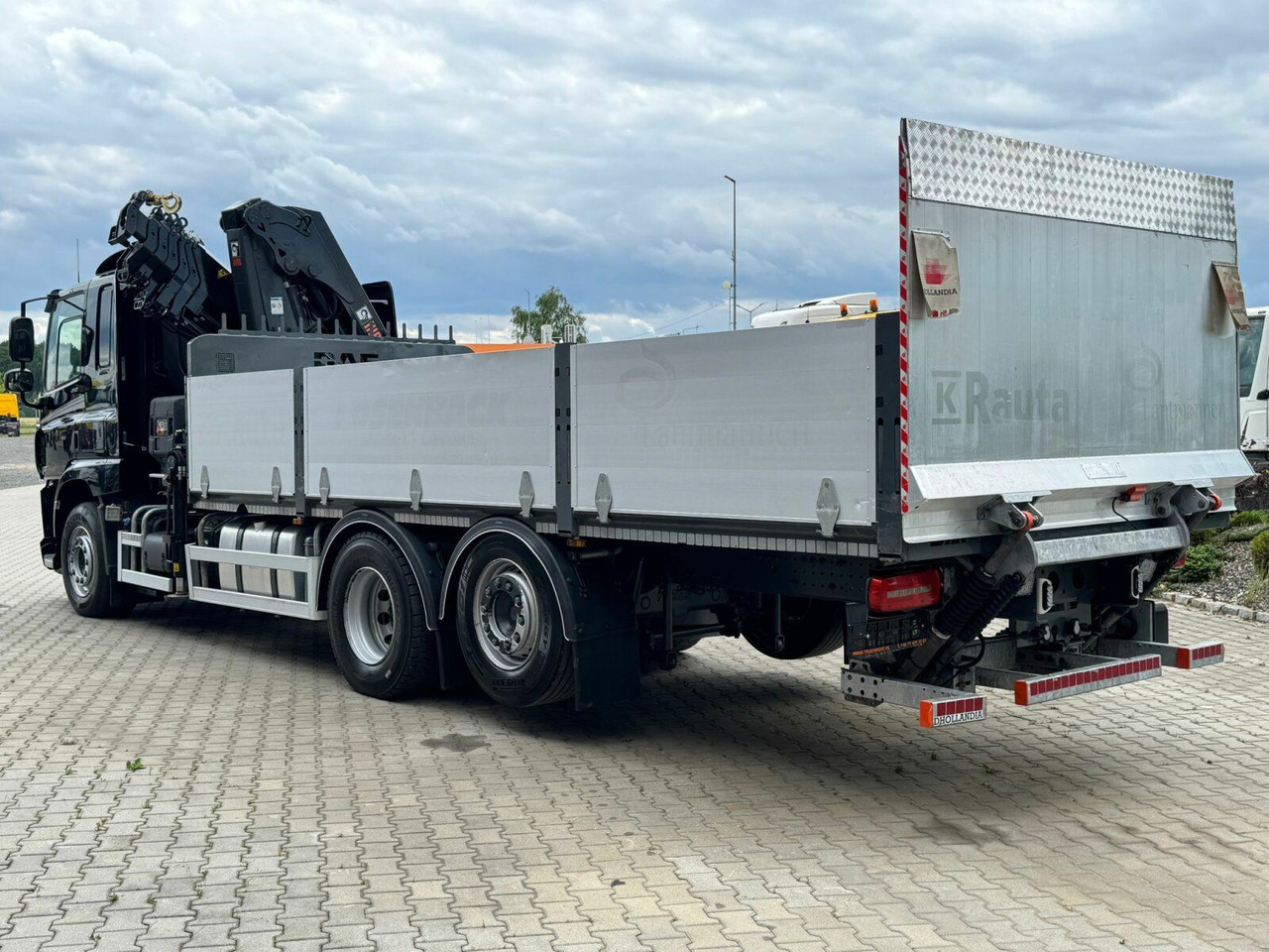 Camion plateau, Camion grue DAF CF 450 FAN 6x2 Pritsche mit Kran HIAB 188 E-6: photos 8