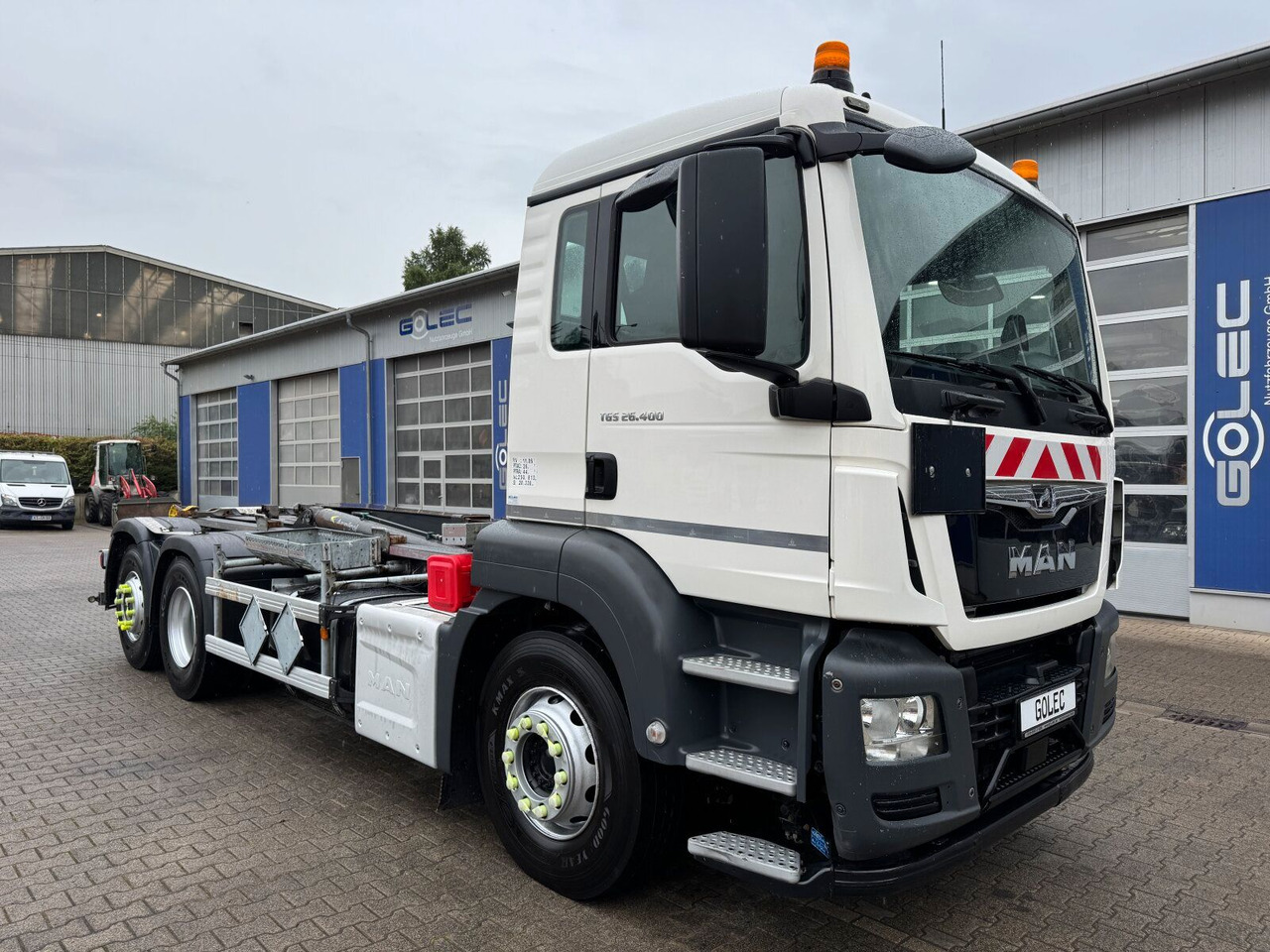 MAN TGS 26.400 6x2-4 Abrollkipper Lift-Lenkachse - Camion ampliroll, Camion grue: photos 1 MAN TGS 26.400 6x2-4 Abrollkipper Lift-Lenkachse - Camion ampliroll, Camion grue: photos 1