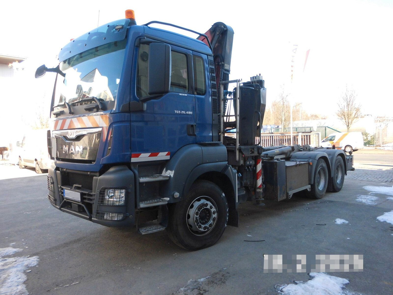 MAN TGS 28.480 6x4 Abrollkipper + Kran bis 4,63 T - Camion grue: photos 2 MAN TGS 28.480 6x4 Abrollkipper + Kran bis 4,63 T - Camion grue: photos 2