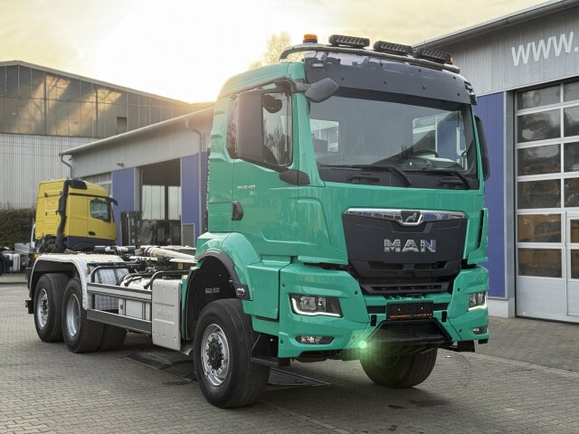 MAN TGS 28.480 6x4 Abrollkipper Meiller RS21.65 - Camion ampliroll: photos 1 MAN TGS 28.480 6x4 Abrollkipper Meiller RS21.65 - Camion ampliroll: photos 1