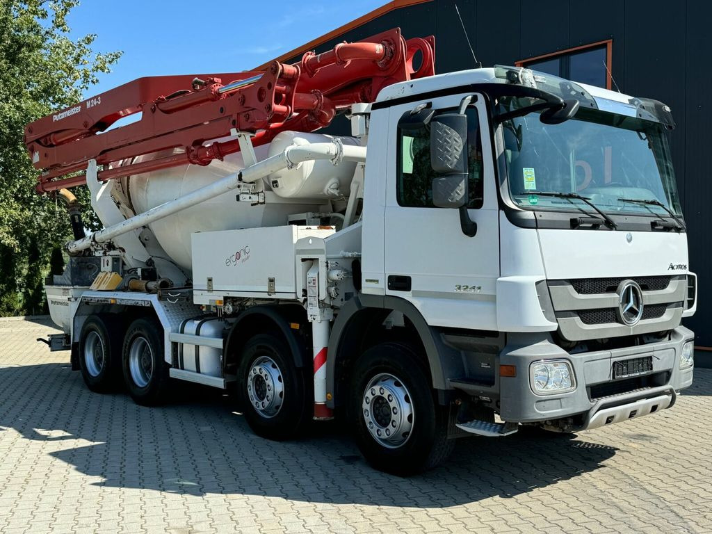 Camion pompe Mercedes-Benz ACTROS 3241 8x4 Pumi Putzmeister 24m: photos 1