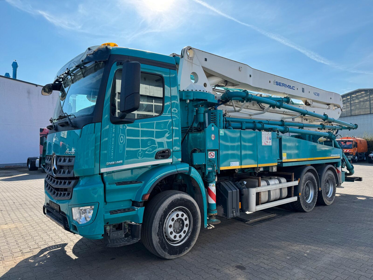 Mercedes-Benz AROCS 2836 6x4 Euro 6 Betonpumpe SERMAC 4Z38 - Camion pompe: photos 2 Mercedes-Benz AROCS 2836 6x4 Euro 6 Betonpumpe SERMAC 4Z38 - Camion pompe: photos 2