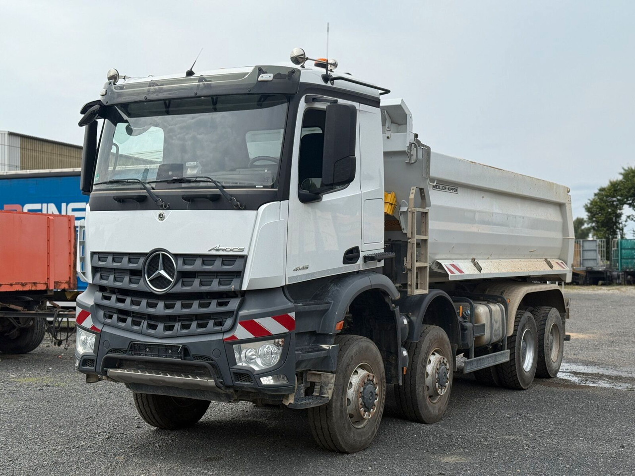 Camion multibenne Mercedes-Benz AROCS 4145 8x8 Meiller Muldenkipper: photos 6