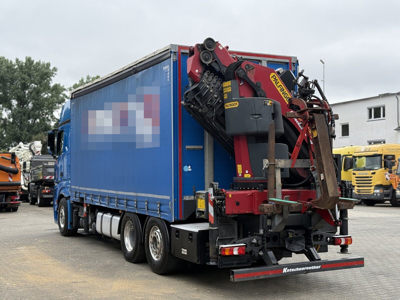 Mercedes-Benz Actros 6x2 Pritsche Kran Palfinger PK34002 + JIB - Camion à rideaux coulissants, Camion grue: photos 5 Mercedes-Benz Actros 6x2 Pritsche Kran Palfinger PK34002 + JIB - Camion à rideaux coulissants, Camion grue: photos 5
