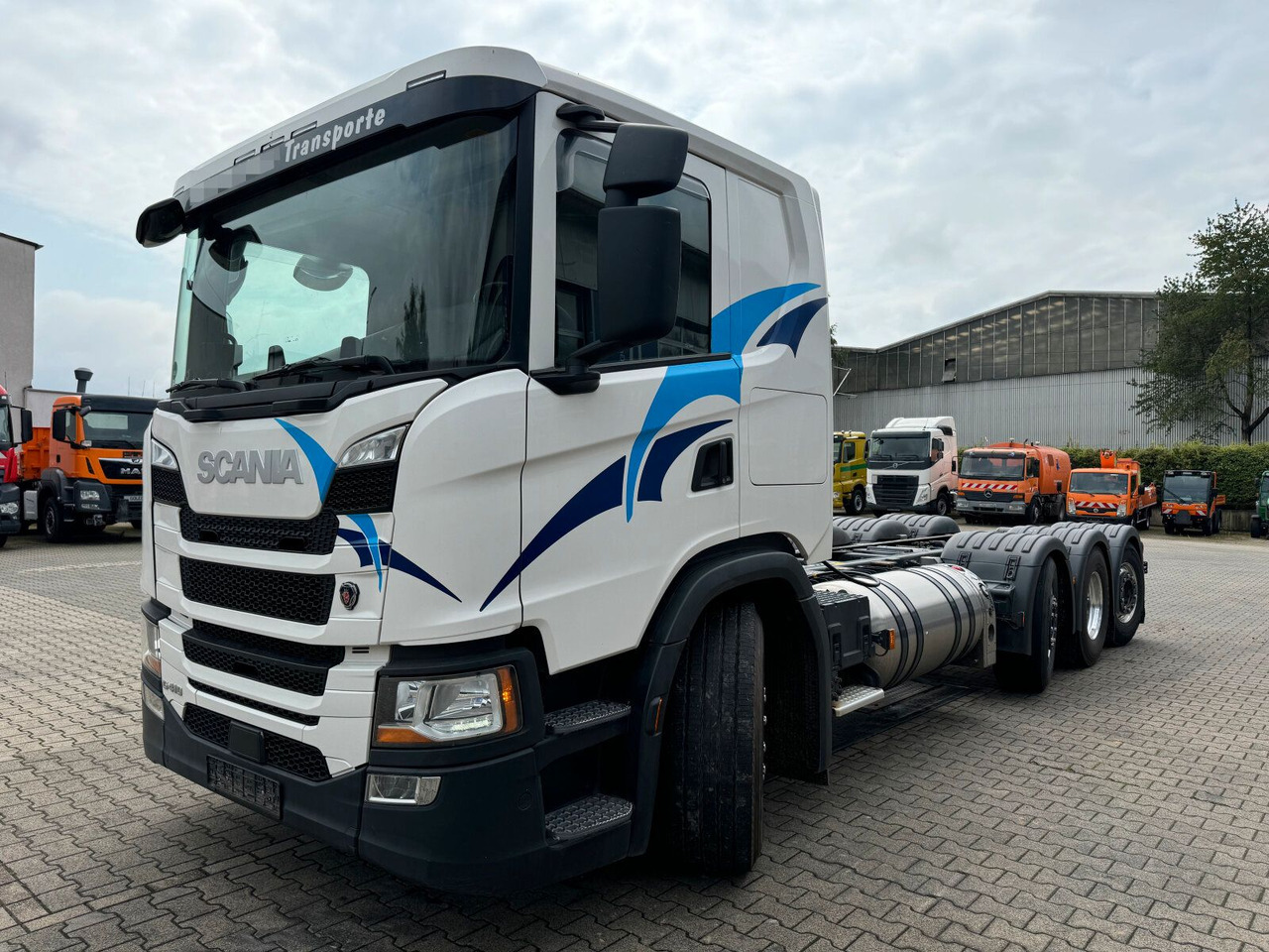 Scania G 410 B8x2*6 NB LNG Fahrgestell Nebenantrieb - Camion citerne, Camion grue: photos 3 Scania G 410 B8x2*6 NB LNG Fahrgestell Nebenantrieb - Camion citerne, Camion grue: photos 3