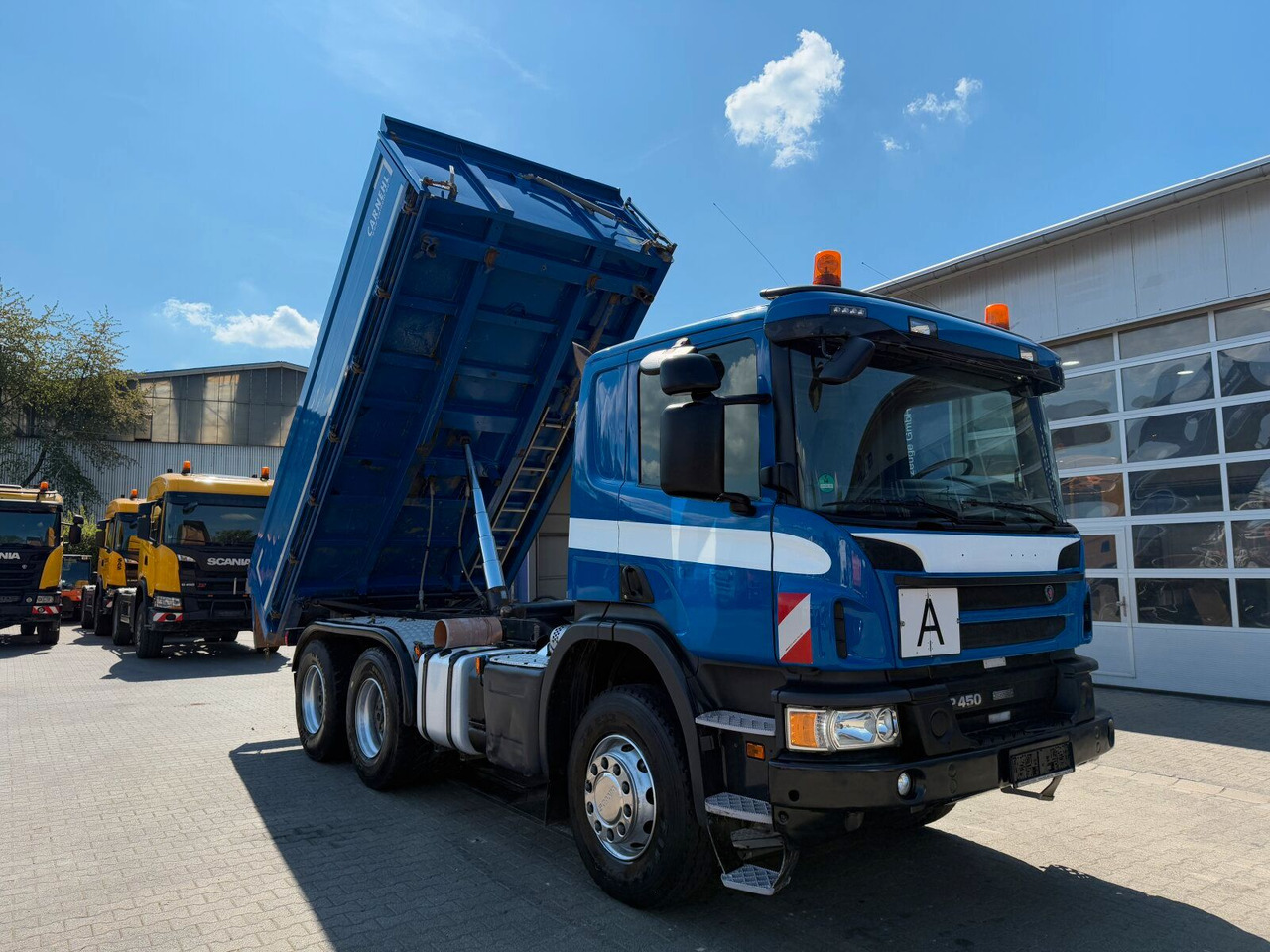 Scania P 450 6x4 Dreiseitenkipper DAUTEL - Camion benne: photos 2 Scania P 450 6x4 Dreiseitenkipper DAUTEL - Camion benne: photos 2