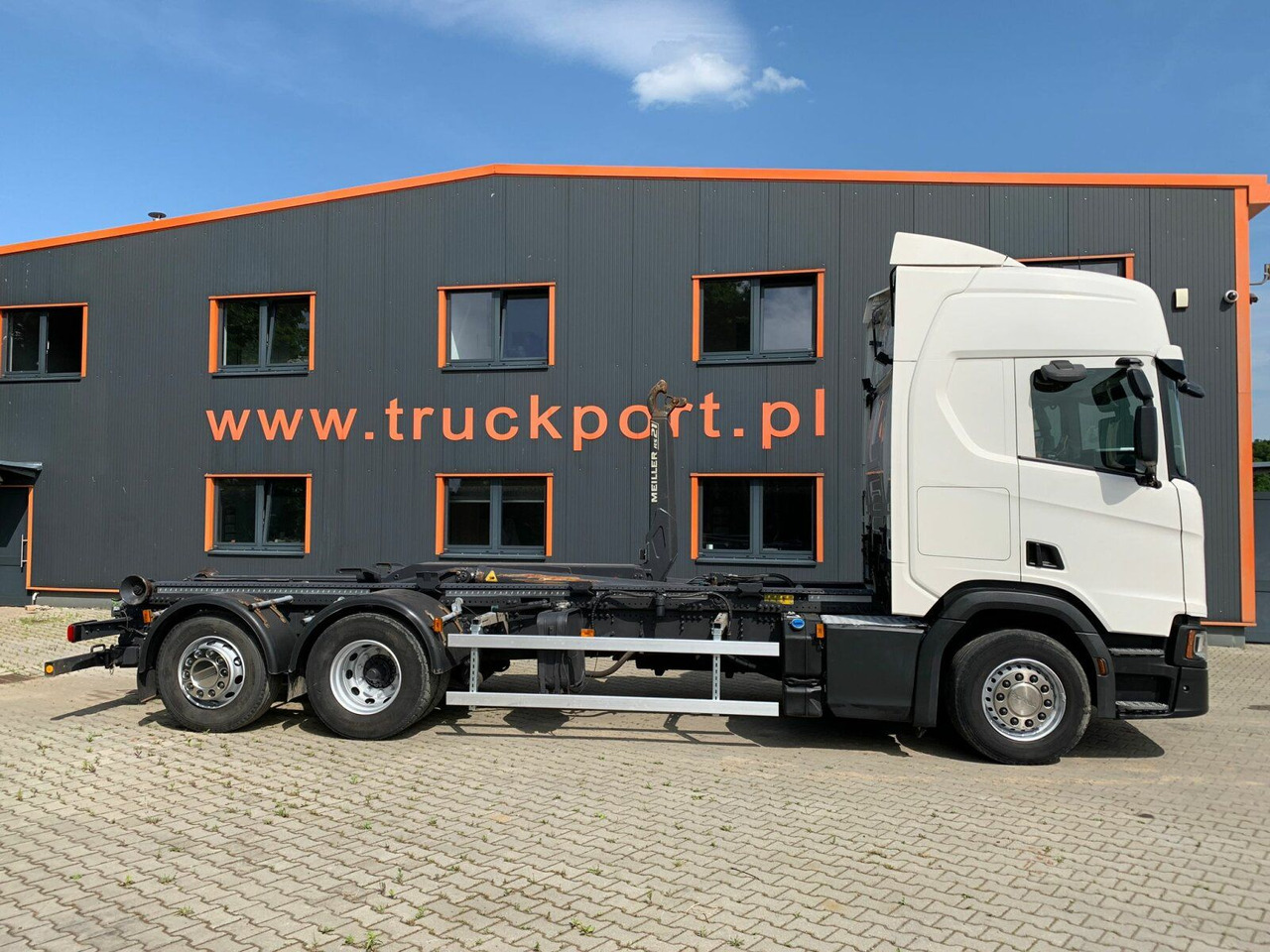 Scania R450 6x2 Abrollkipper MEILLER*Lenkachse Retarder - Camion ampliroll: photos 4 Scania R450 6x2 Abrollkipper MEILLER*Lenkachse Retarder - Camion ampliroll: photos 4
