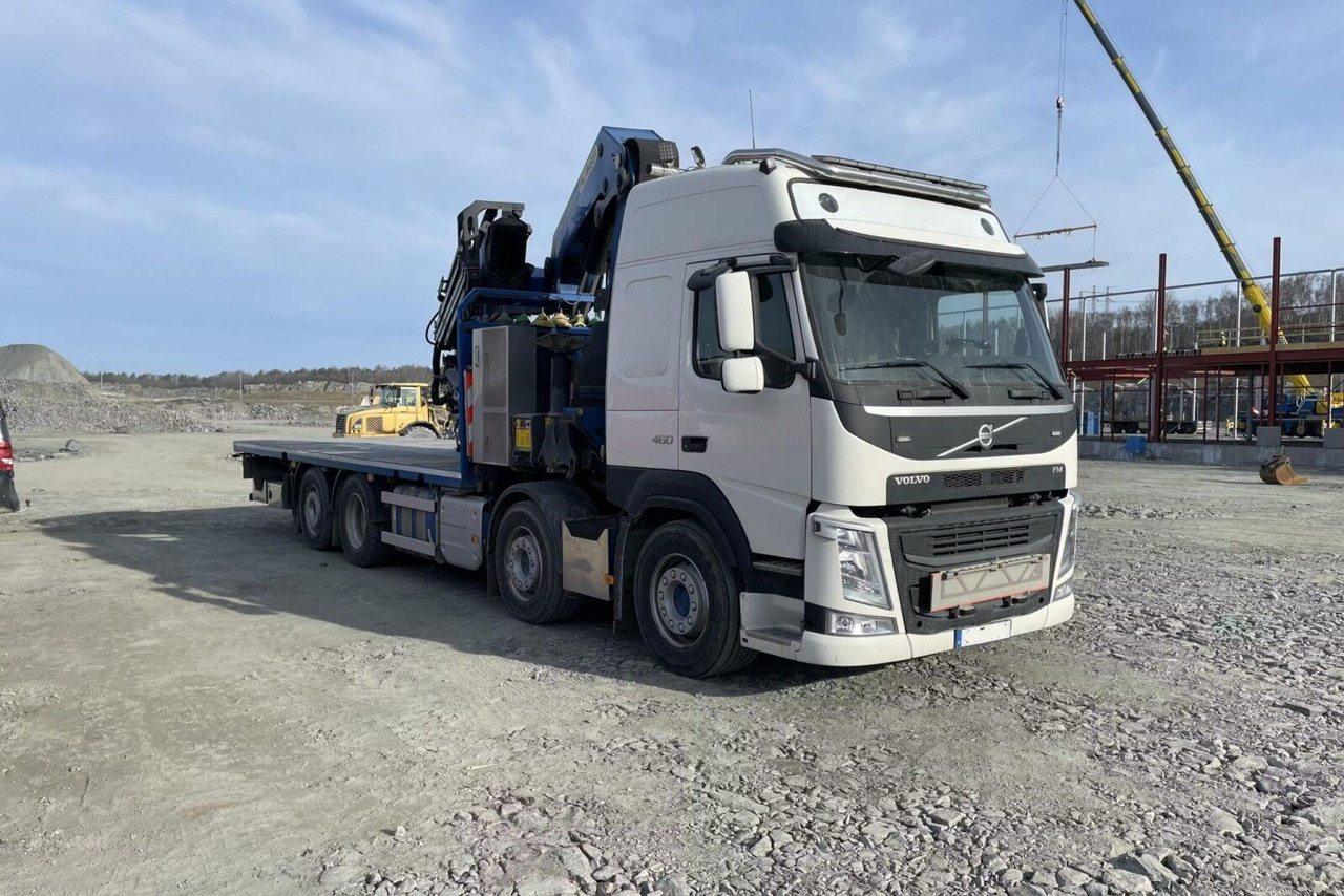Volvo FM 460 8x2 EURO6 Pritsche Kran PALFINGER PK65002 - Camion plateau, Camion grue: photos 2 Volvo FM 460 8x2 EURO6 Pritsche Kran PALFINGER PK65002 - Camion plateau, Camion grue: photos 2