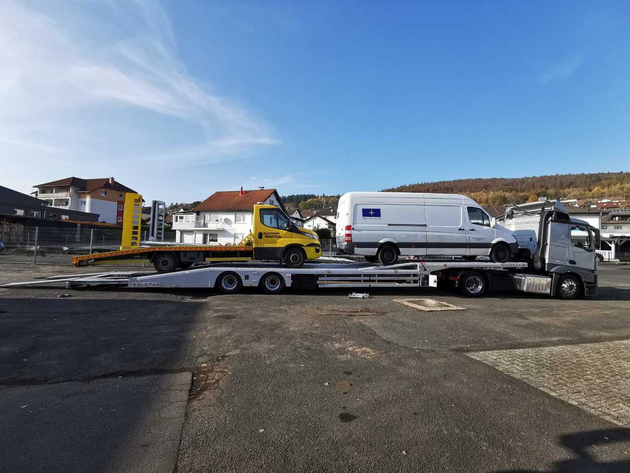 KALEPAR KLP 228V3 Bus-Caravan-Car Transporter - Semi-remorque porte-voitures: photos 1 KALEPAR KLP 228V3 Bus-Caravan-Car Transporter - Semi-remorque porte-voitures: photos 1