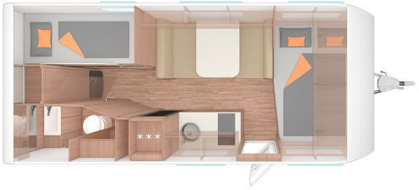 Weinsberg CaraCito 500 QDK Leichter Hagel Dach - Caravane: photos 2 Weinsberg CaraCito 500 QDK Leichter Hagel Dach - Caravane: photos 2
