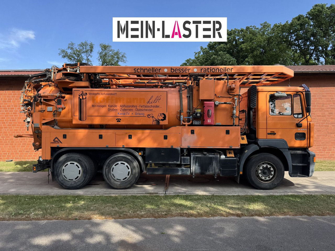MAN FE 410 Assmann Saug HD Spüler Recycling + FB. - Camion hydrocureur: photos 3 MAN FE 410 Assmann Saug HD Spüler Recycling + FB. - Camion hydrocureur: photos 3