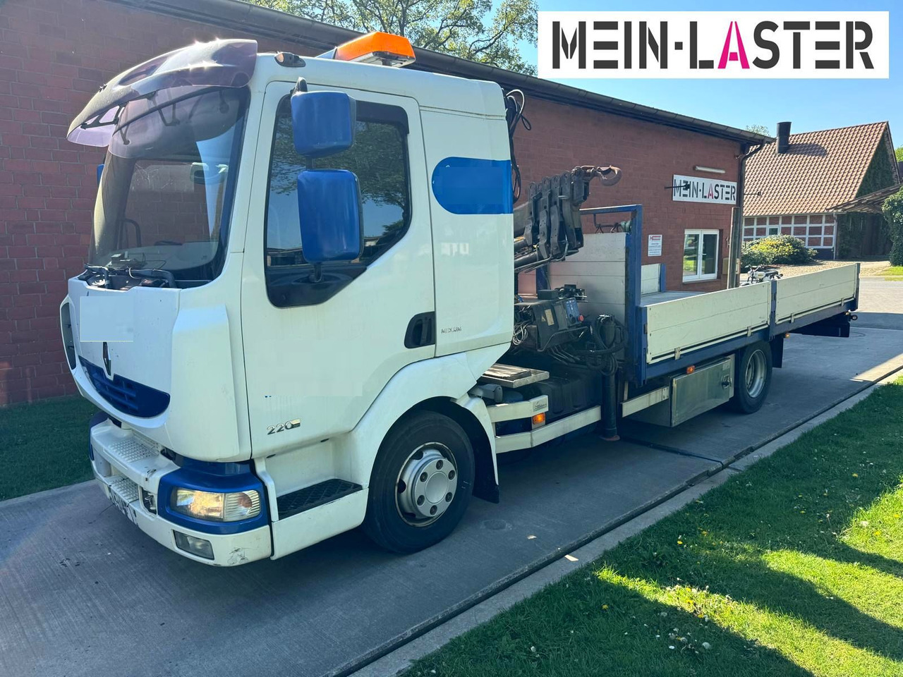 Renault Midlum 220 HMF 683 K4 15m-400 Kg Funk Seilwinde - Camion grue: photos 2 Renault Midlum 220 HMF 683 K4 15m-400 Kg Funk Seilwinde - Camion grue: photos 2