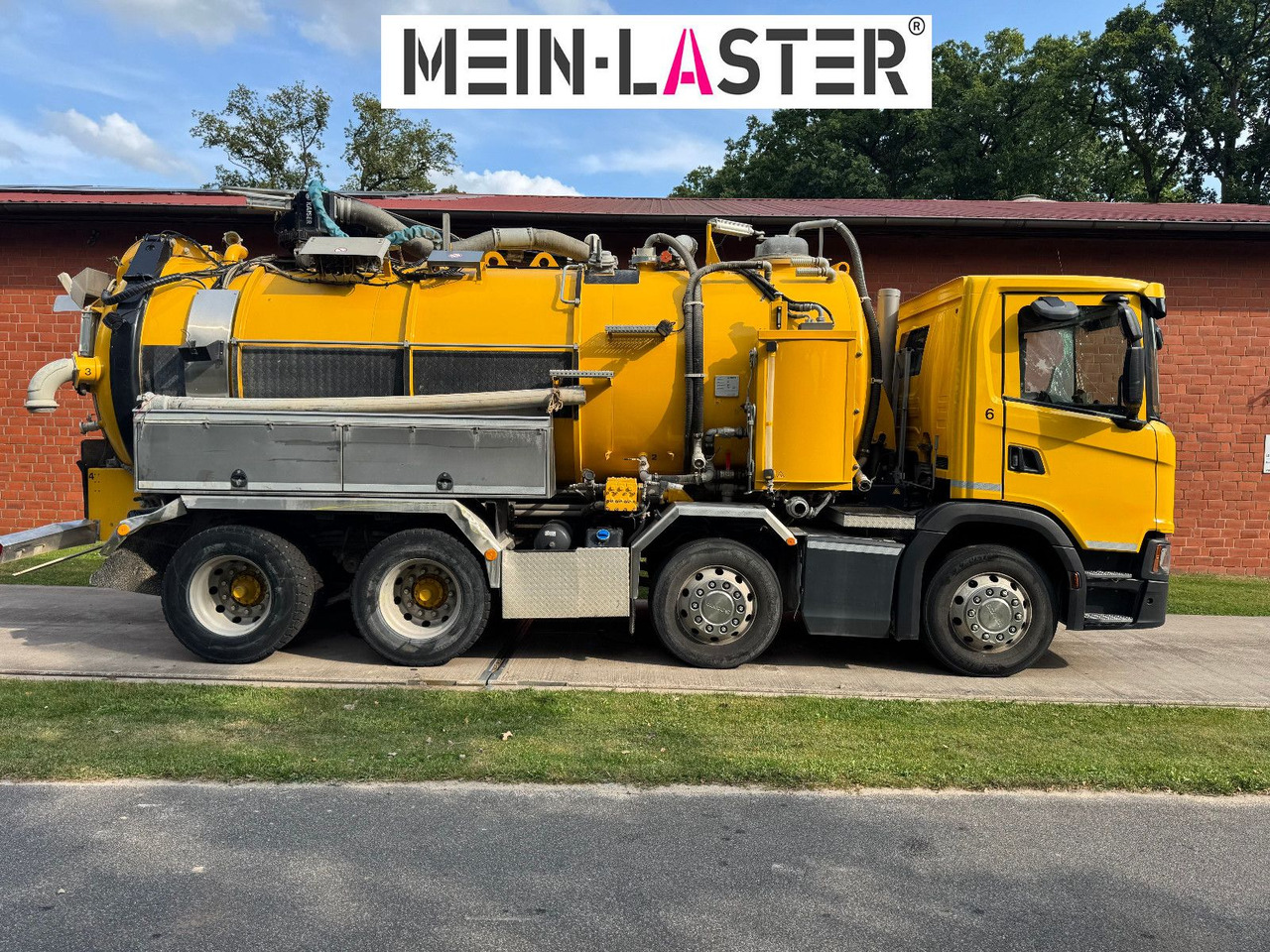 Scania G 450 8x4 Kaiser Twister Komfort V2A Funk - Camion hydrocureur: photos 3 Scania G 450 8x4 Kaiser Twister Komfort V2A Funk - Camion hydrocureur: photos 3