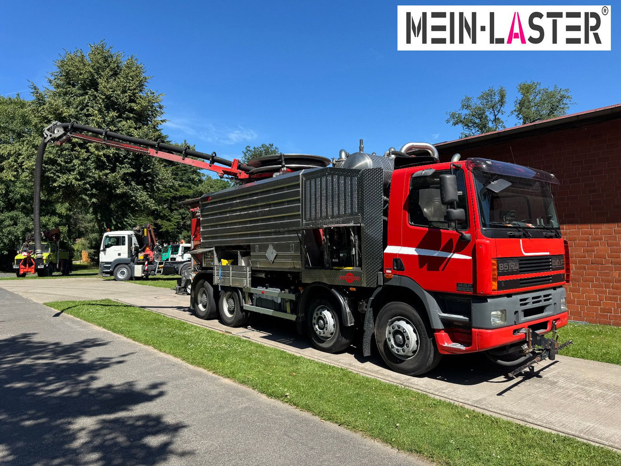 Scania G 450 8x4 Kaiser Twister Komfort V2A Funk - Camion hydrocureur: photos 1 Scania G 450 8x4 Kaiser Twister Komfort V2A Funk - Camion hydrocureur: photos 1