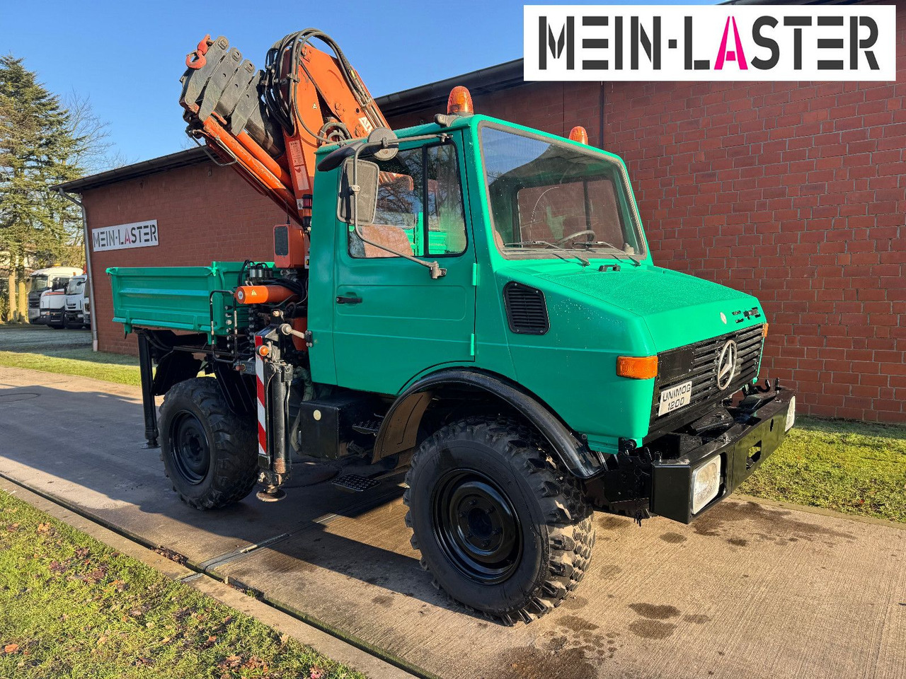 Unimog U 1200 Atlas 75.2 Kran 14 m Funk FB *1. Hand - Camion grue: photos 4 Unimog U 1200 Atlas 75.2 Kran 14 m Funk FB *1. Hand - Camion grue: photos 4
