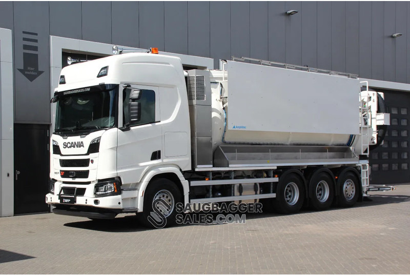 Scania R560 Amphitec Vortex 11000 - Camion hydrocureur: photos 1 Scania R560 Amphitec Vortex 11000 - Camion hydrocureur: photos 1