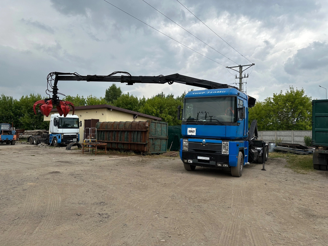 RENAULT Magnum 430 - Camion ampliroll, Camion grue: photos 3 RENAULT Magnum 430 - Camion ampliroll, Camion grue: photos 3