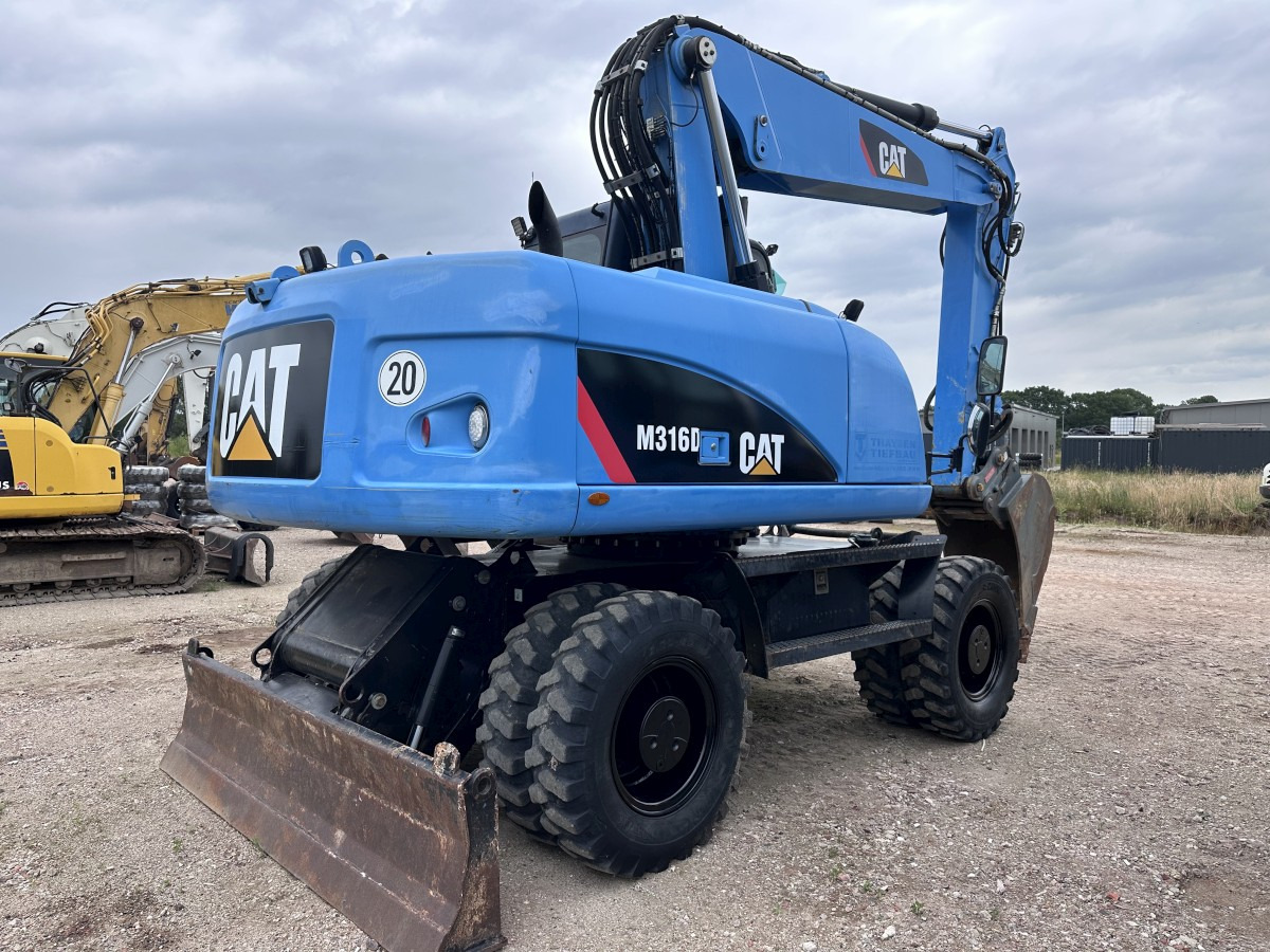 CATERPILLAR M 316 D Oil Quick OQ 65 Deutsche Maschine Top ! - Pelle sur pneus: photos 4 CATERPILLAR M 316 D Oil Quick OQ 65 Deutsche Maschine Top ! - Pelle sur pneus: photos 4