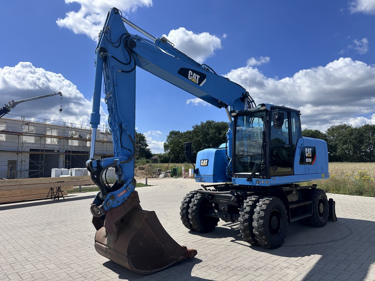 CATERPILLAR M 318 F Oil Quick OQ 65 Deutsche Maschine Top ! - Pelle sur pneus: photos 3 CATERPILLAR M 318 F Oil Quick OQ 65 Deutsche Maschine Top ! - Pelle sur pneus: photos 3