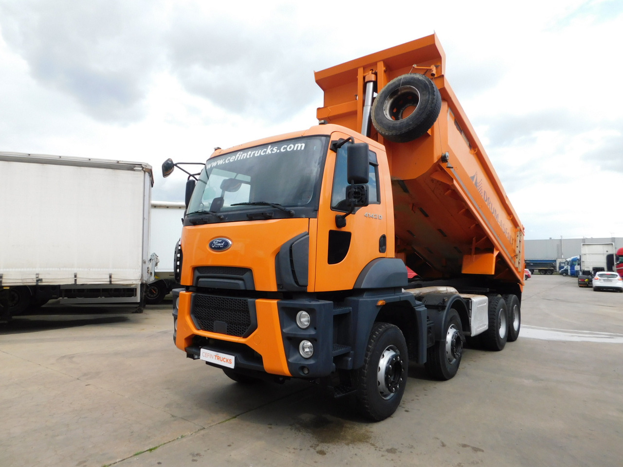 Ford 4142d 8x4 dcab e6 16s2230 - Camion benne: photos 1 Ford 4142d 8x4 dcab e6 16s2230 - Camion benne: photos 1