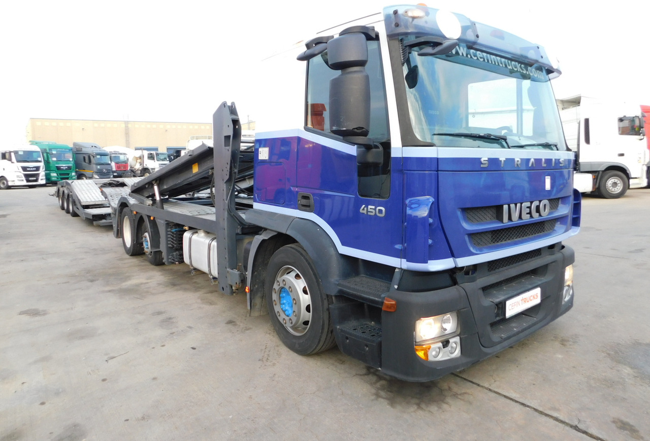 Iveco At190s45 cu remorca - Camion porte-voitures: photos 2 Iveco At190s45 cu remorca - Camion porte-voitures: photos 2