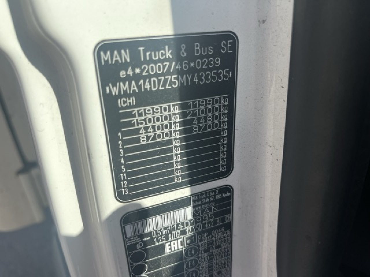 MAN TGL 12.250 4x2 BL Euro6 Klima AHK Luftfeder - Fourgon grand volume: photos 2 MAN TGL 12.250 4x2 BL Euro6 Klima AHK Luftfeder - Fourgon grand volume: photos 2