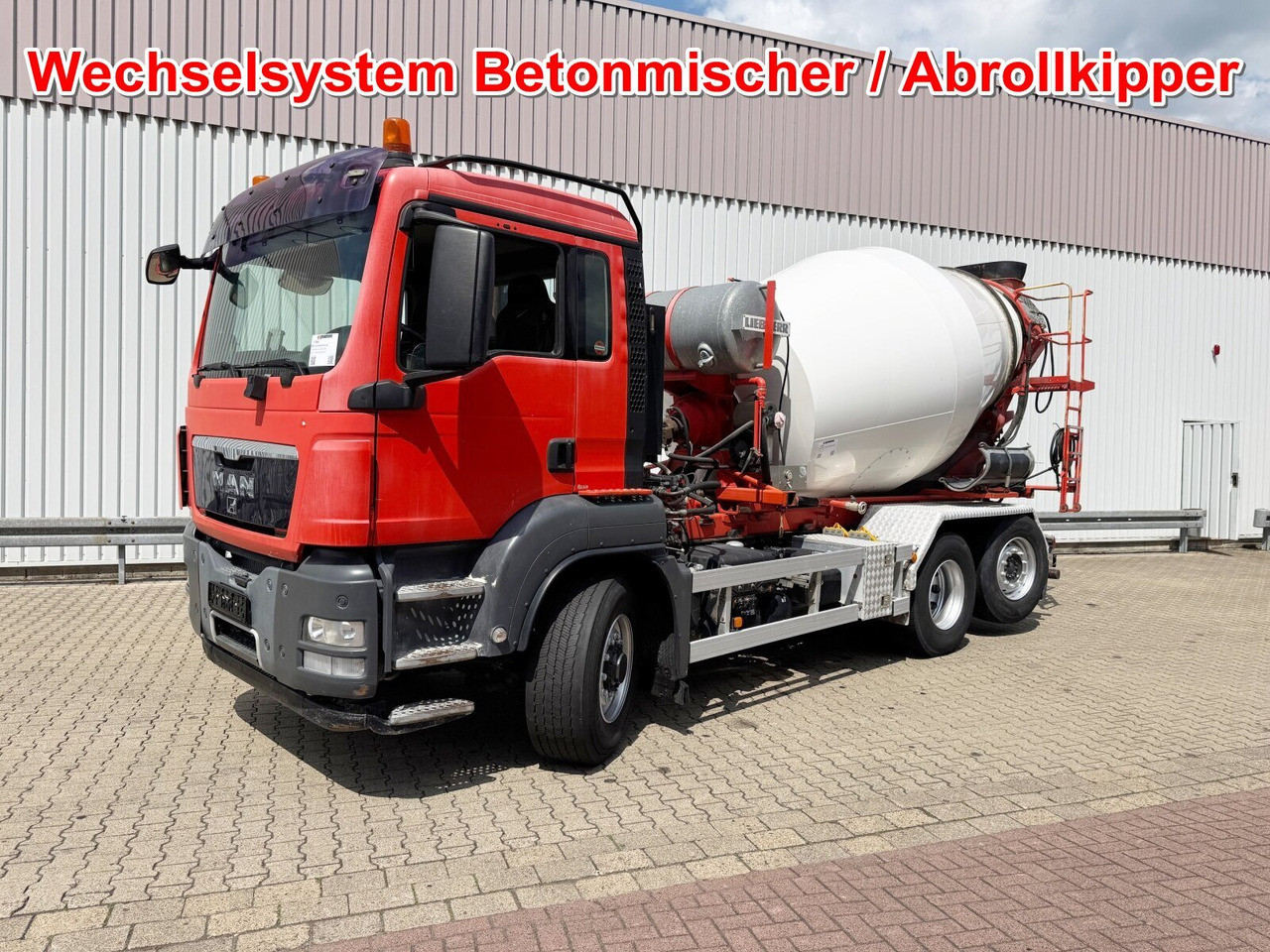 MAN TGS 26.480 6x4H-4 BL TGS 26.480 6x4H-4 BL, Liebherr HTM 704, Multilift Abroller HydroDrive, Lenk-/Liftachse, Wechselfahrzeug - Camion malaxeur: photos 1 MAN TGS 26.480 6x4H-4 BL TGS 26.480 6x4H-4 BL, Liebherr HTM 704, Multilift Abroller HydroDrive, Lenk-/Liftachse, Wechselfahrzeug - Camion malaxeur: photos 1