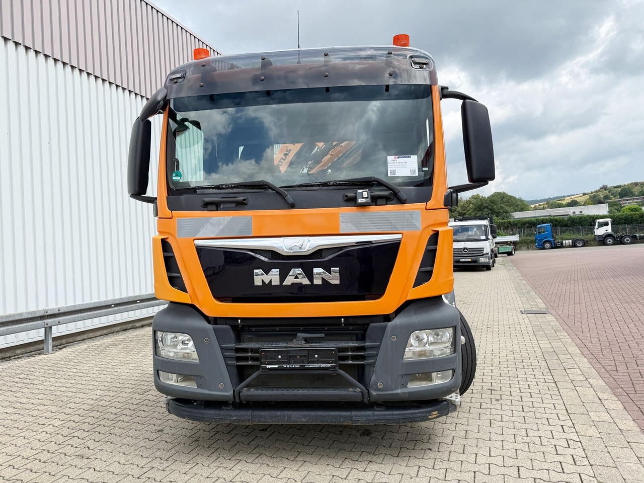 Camion ampliroll, Camion grue MAN TGS 28.440 6x2-4 BL TGS 28.440 6x2-4 BL, Lenk-/Liftachse, Kran Atlas 126.3E-A2L, Funk: photos 9