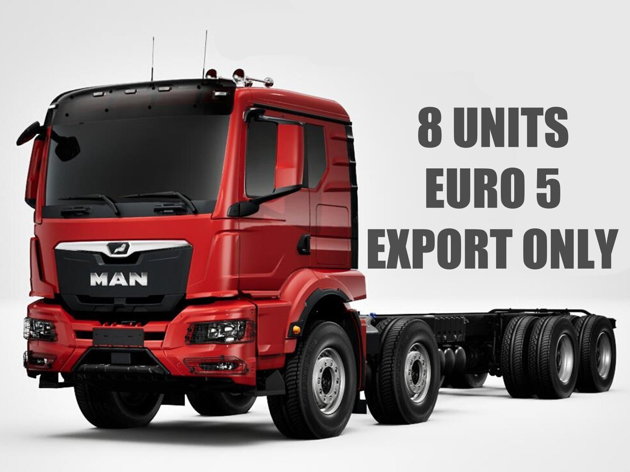 MAN TGS 41.480 8x4 BB CH TGS 41.480 8x4 BB CH, MEHRFACH VORHANDEN! - Châssis cabine: photos 1 MAN TGS 41.480 8x4 BB CH TGS 41.480 8x4 BB CH, MEHRFACH VORHANDEN! - Châssis cabine: photos 1