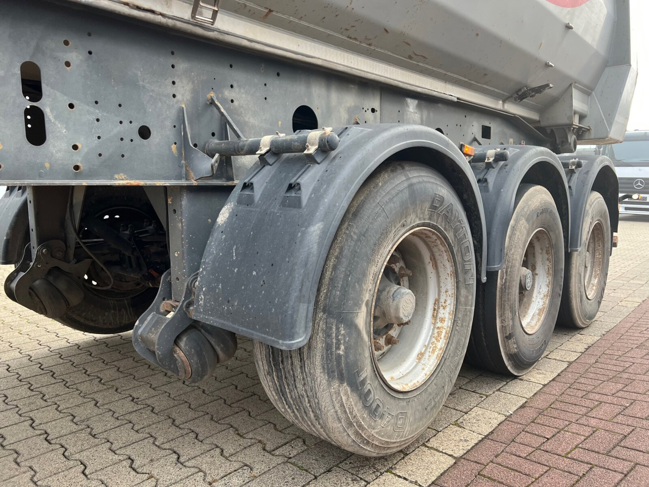 Semi-remorque benne Meiller MHPS 12/27 MHPS 12/27, Stahlmulde ca. 26m³, Liftachse: photos 9