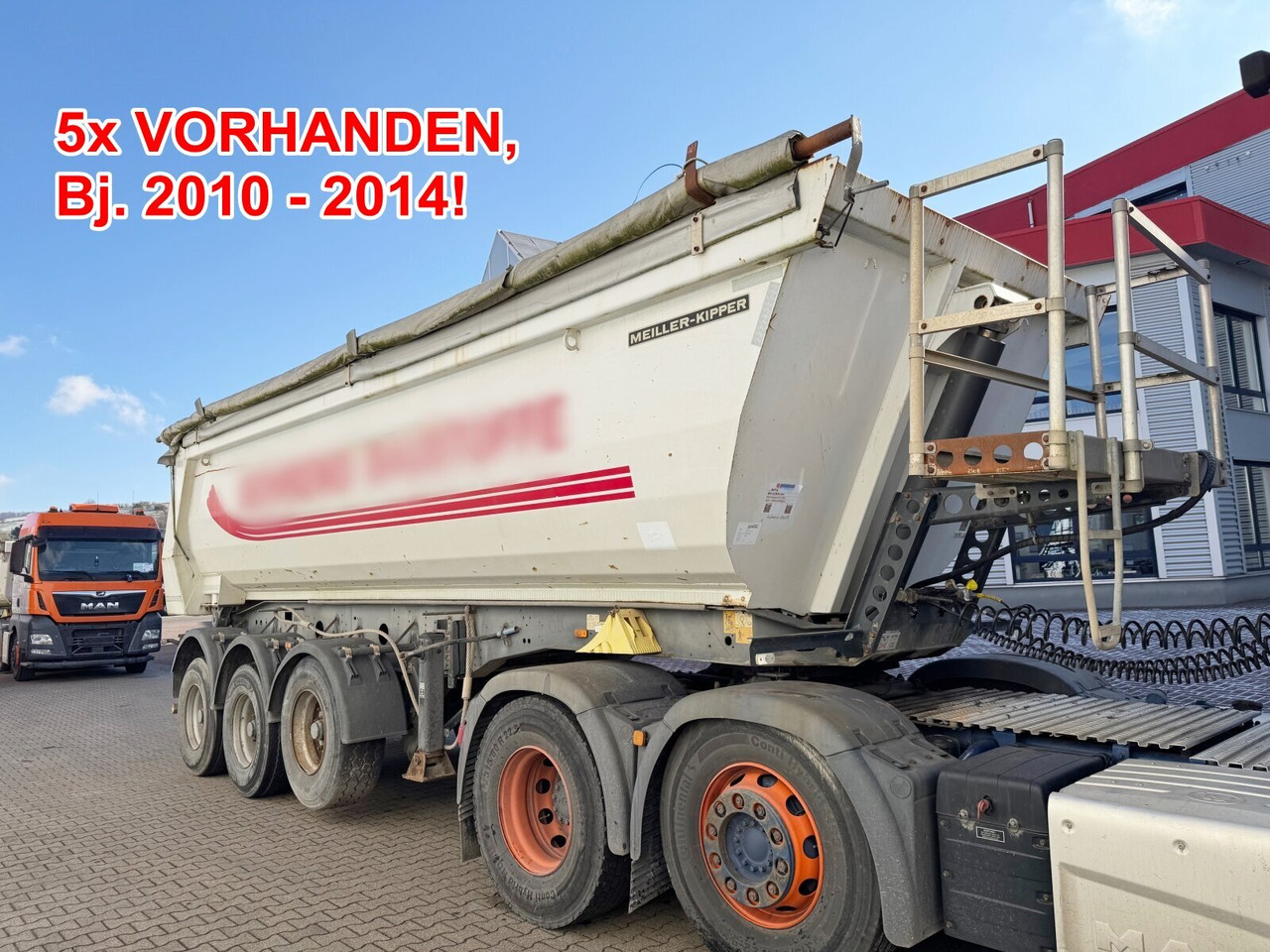 Meiller MHPS 12/27 MHPS 12/27, Stahlmulde ca. 26m³, Liftachse - Semi-remorque benne: photos 1 Meiller MHPS 12/27 MHPS 12/27, Stahlmulde ca. 26m³, Liftachse - Semi-remorque benne: photos 1