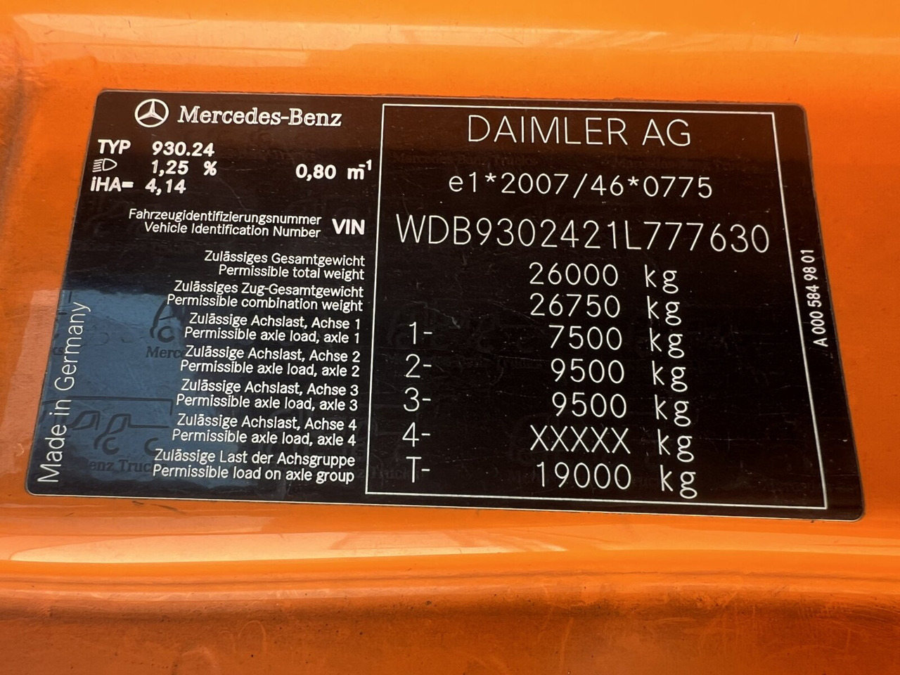 Mercedes-Benz Actros 2641/48 L 6x4 Actros 2641/48 L 6x4, Seilabroller, Haller Lotos, Zöller Schüttung - Benne à ordures ménagères: photos 3 Mercedes-Benz Actros 2641/48 L 6x4 Actros 2641/48 L 6x4, Seilabroller, Haller Lotos, Zöller Schüttung - Benne à ordures ménagères: photos 3