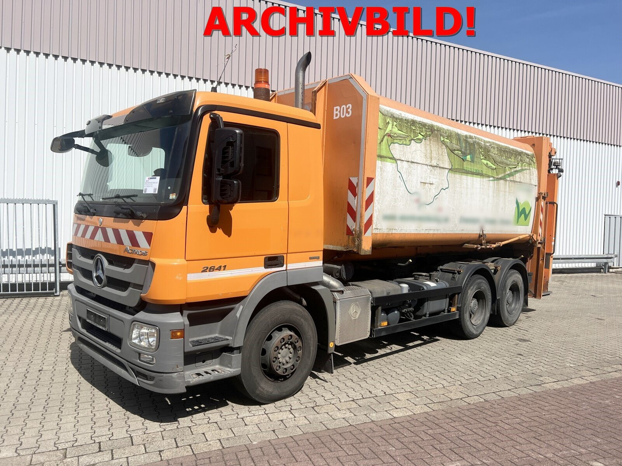 Mercedes-Benz Actros 2641/48 L 6x4 Actros 2641/48 L 6x4, Seilabroller, Haller Lotos, Zöller Schüttung - Benne à ordures ménagères: photos 1 Mercedes-Benz Actros 2641/48 L 6x4 Actros 2641/48 L 6x4, Seilabroller, Haller Lotos, Zöller Schüttung - Benne à ordures ménagères: photos 1