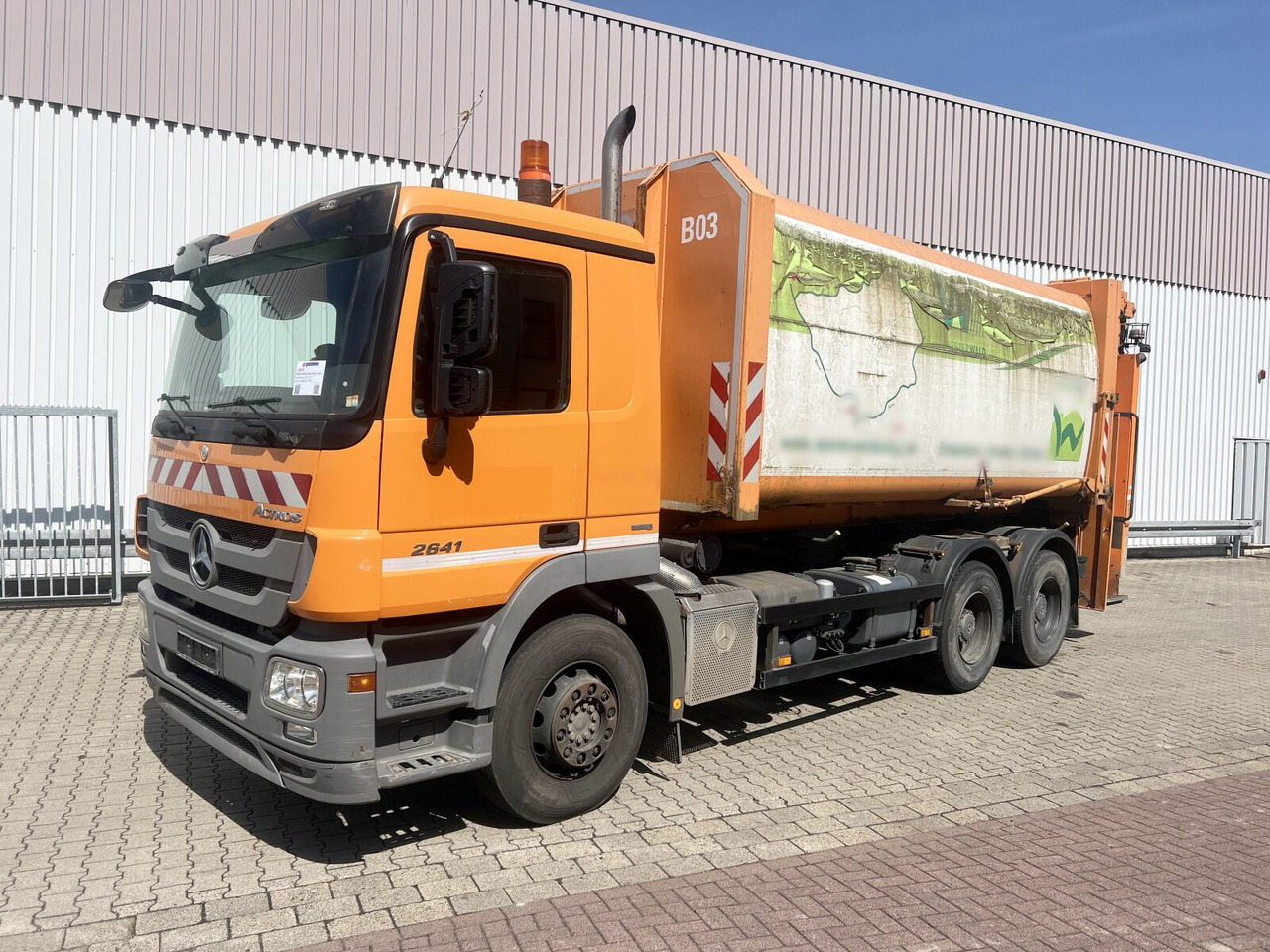 Mercedes-Benz Actros 2641/48 L 6x4 Actros 2641/48 L 6x4, Seilabroller, Haller Lotos, Zöller Schüttung - Benne à ordures ménagères: photos 1 Mercedes-Benz Actros 2641/48 L 6x4 Actros 2641/48 L 6x4, Seilabroller, Haller Lotos, Zöller Schüttung - Benne à ordures ménagères: photos 1