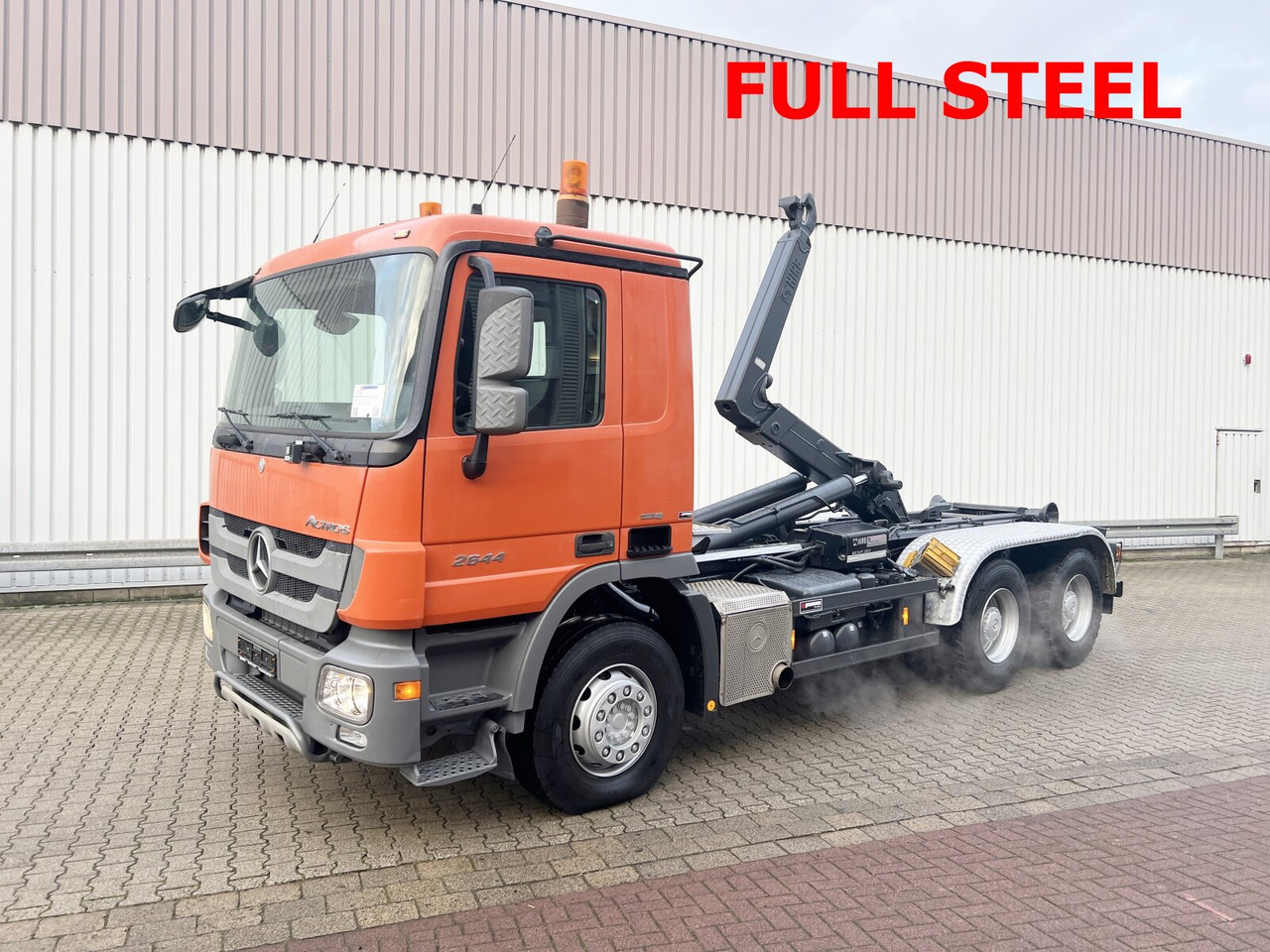 Mercedes-Benz Actros 2644/48 K 6x4 Actros 2644/48 K 6x4, Hiab Multilift - Camion ampliroll: photos 1 Mercedes-Benz Actros 2644/48 K 6x4 Actros 2644/48 K 6x4, Hiab Multilift - Camion ampliroll: photos 1
