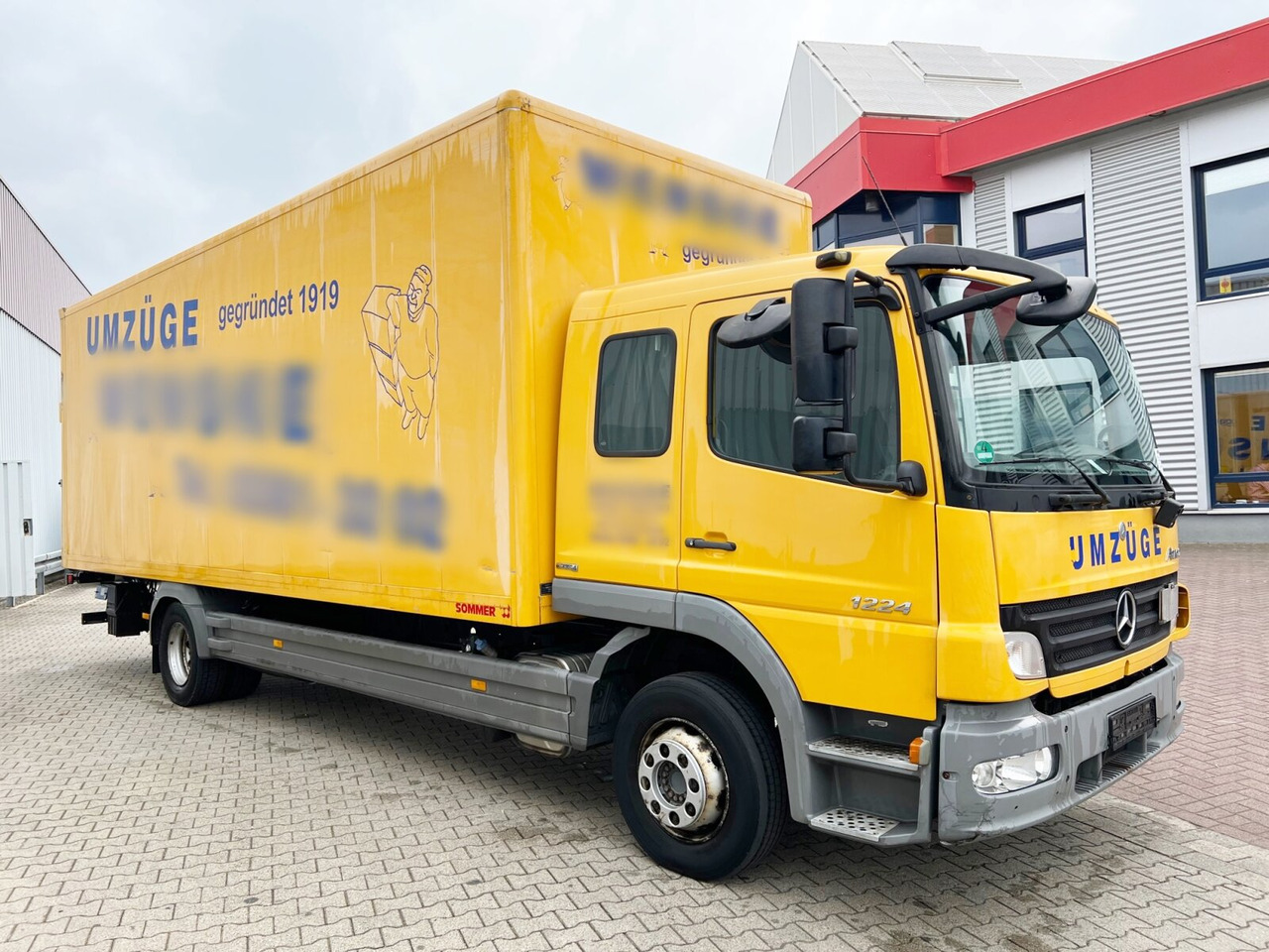 Camion fourgon Mercedes-Benz Atego 1224 L 4x2 Atego 1224 L, Möbelkoffer, Dautel LBW, 42 cbm: photos 8