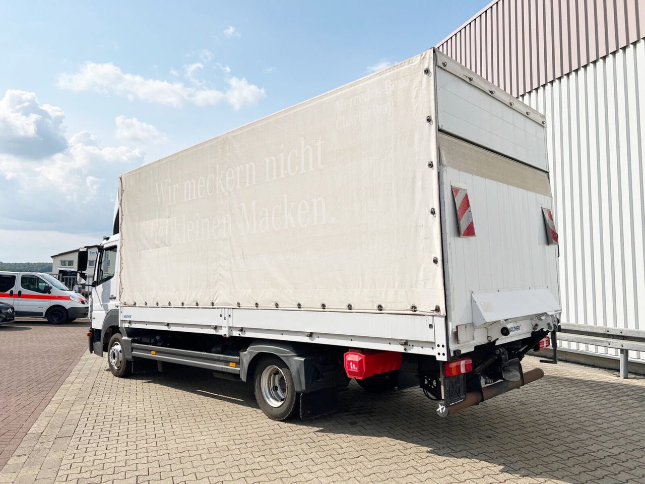 Camion à rideaux coulissants Mercedes-Benz Atego 818/23 L 4x2 Atego 818/23 L 4x2 mit Sörensen LBW: photos 13